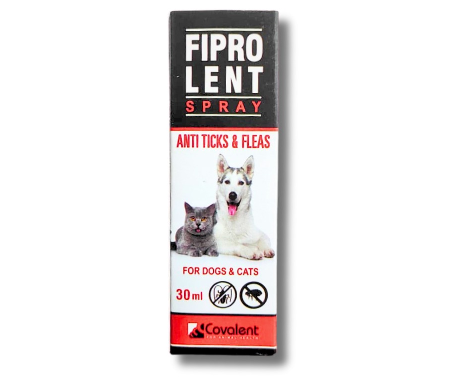 Fiprolent Spray Anti Ticks & Fleas  For Dogs & cats