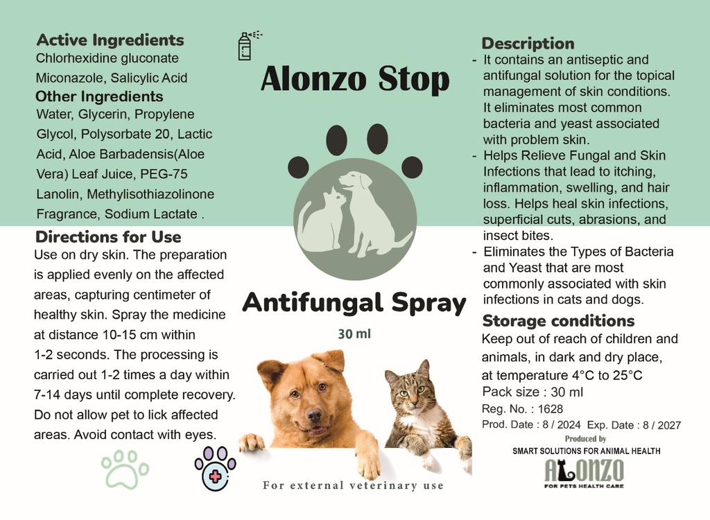 Alonzo Stop Antifungal Spray 30ml