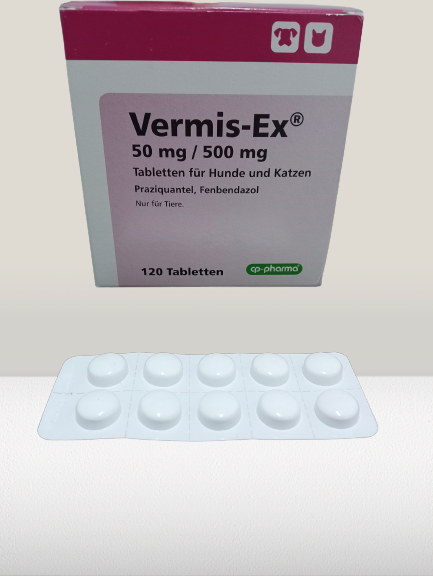 Vermis-ex 50 mg + 500 mg 10 tab.