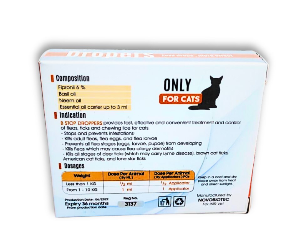 Ixira Dropers  Spot On For Cats