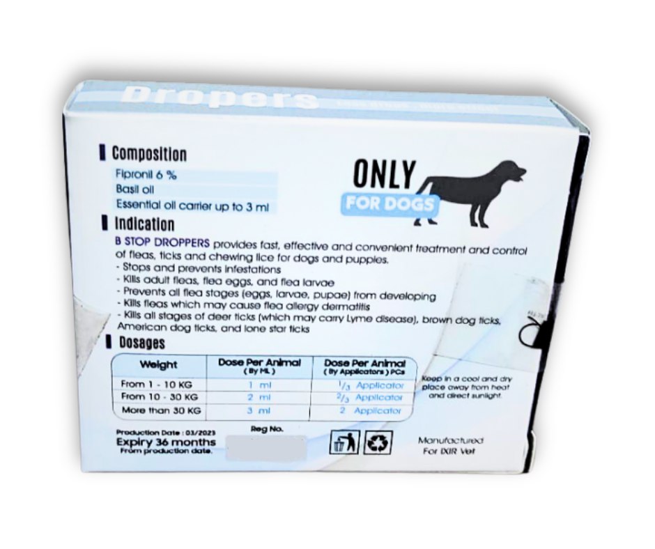 Ixira Dropers  Spot On For Dogs
