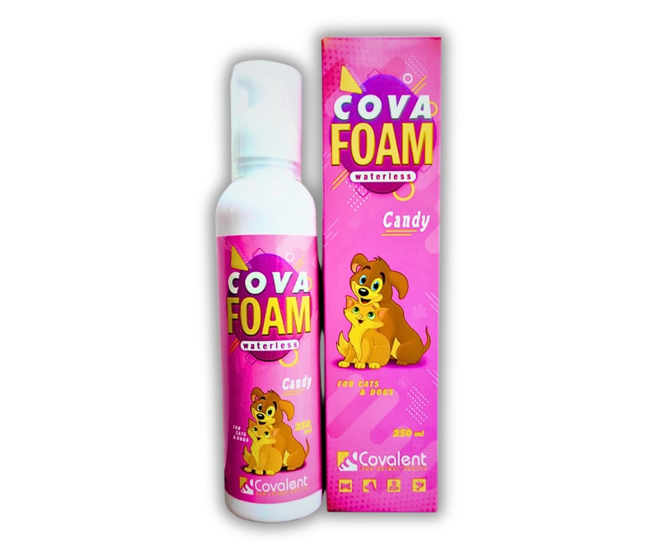 Cova Foam Waterless Candy  For Dogs & Cats 250 ml