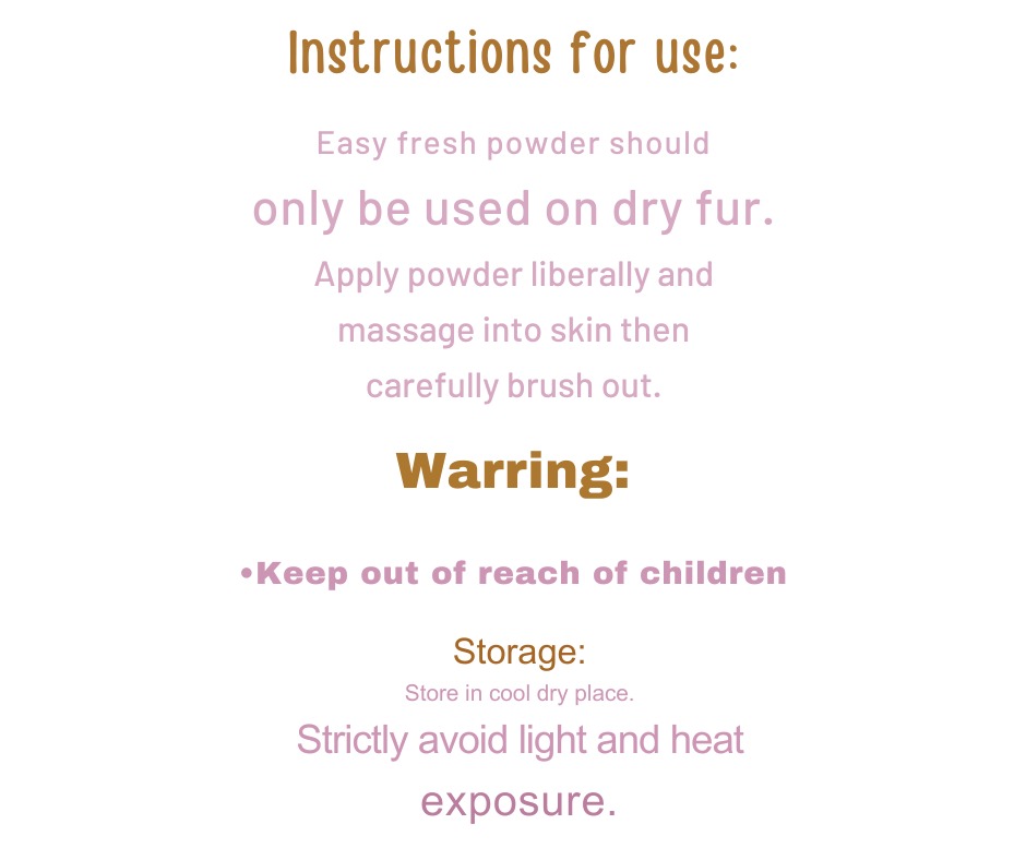 Cova Powder Dry Shampoo Candy For Dogs & Cats 350 GM