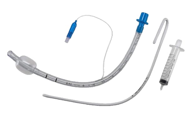 PVC Endotracheal Tube Set.
