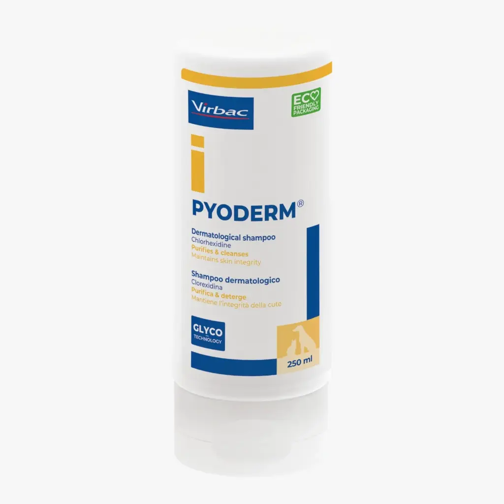 Virbac Pyoderm Shampoo – Antibacterial & Antifungal 250ml VBI 