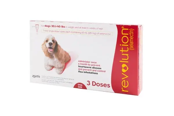 Revolution for dogs 10kg-20kg (120mg) - 3 Doses