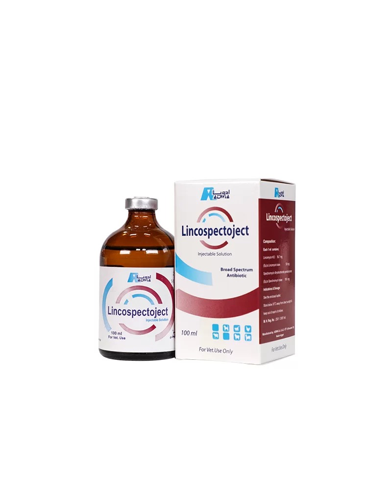lincospectoject Injectable Solution 100ml | Animal Health Egypt