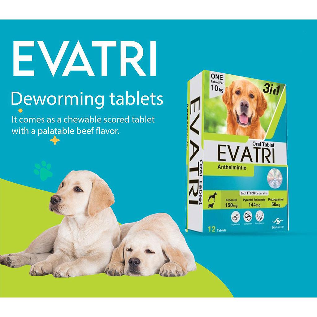 Evatri Dogs Deworming 6 Tab