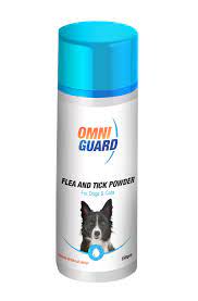 Omni Guard  Dry Shampoo Flea & Tick Powder For Dogs &Cats150 GM
