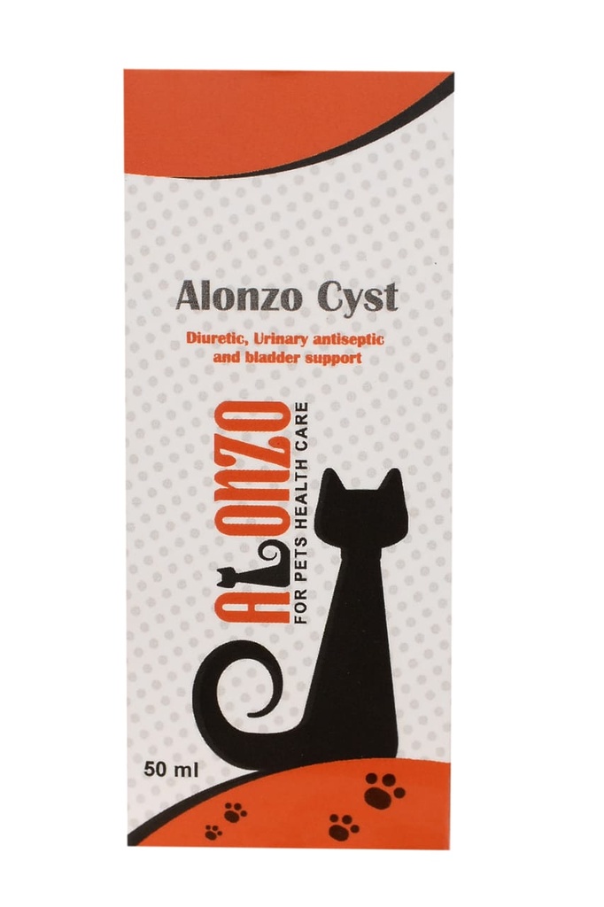 Alonzo Cyst Urinary Antiseptic & Bladder Support  50ml For Dogs & Cats
