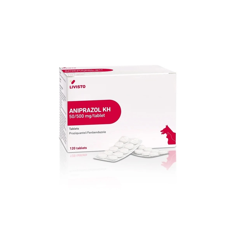 Aniprazol  50mg + 500mg FOR Dogs & Cats 3 tabs