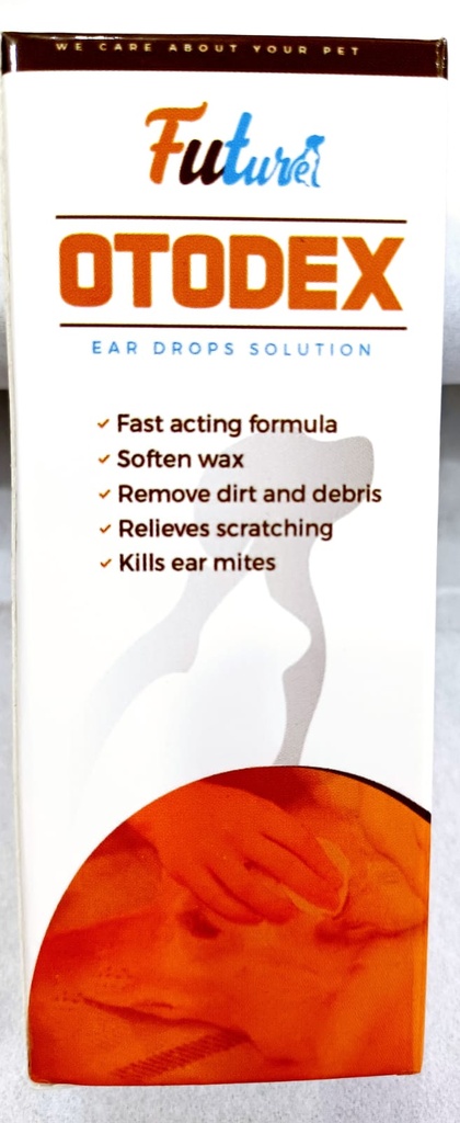 Future Otodex Ear Drops Solution For Cats & Dogs 10ml