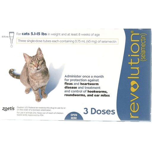 Revolution 6% cat 45 mg