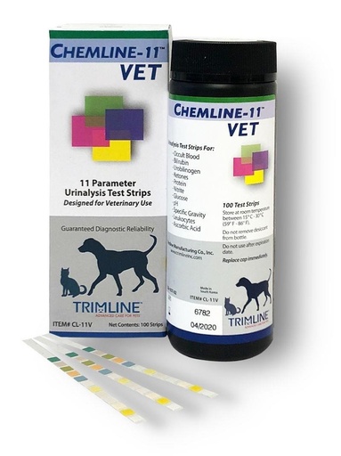 Urin Test Strips Multiparameter 11, 100pcs