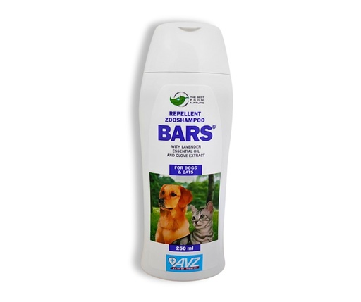 BARS® Anti- Fleas & Ticks Shampoo For Dogs & Cats 250 ml
