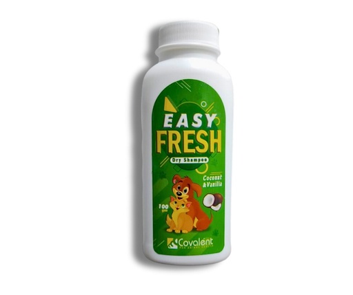 Easy Fresh Powder Dry Shampoo Coconut & Vanilia For Dogs & Cats 100 MG