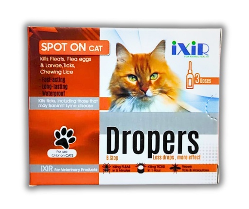 Ixira Dropers  Spot On For Cats