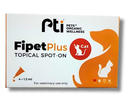 Pti Fipet plus Topical Spot - On For Cats - 4 Ampules
