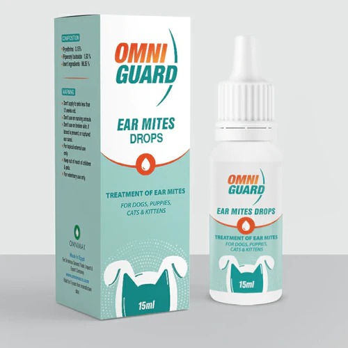 Omni Guard Ear Mites Drops 15 ml
