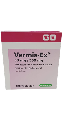 [2053] Vermis-ex 50 mg + 500 mg 10 tab.