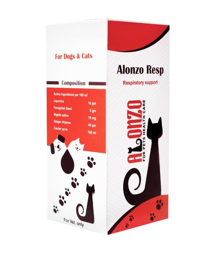 Alonzo Resp Respiratory Support 50 ml For Dogs & Cats