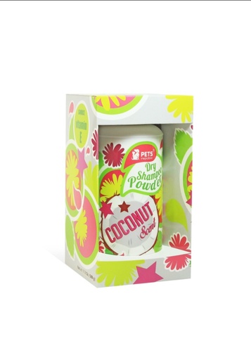 Pets Republic Dry  Powder Shampoo  Coconut 500g