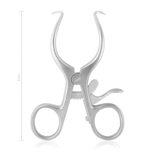 Self Retaining Retractor Gelpi, 9 Cm, Sharp.