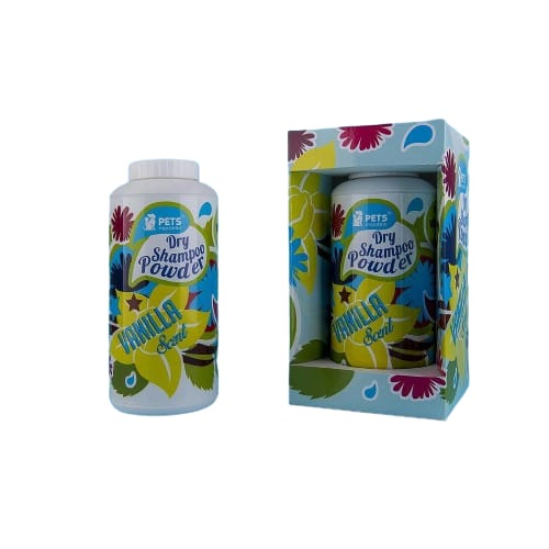 Pets Republic Dry  Powder Shampoo  Vanilla 500g