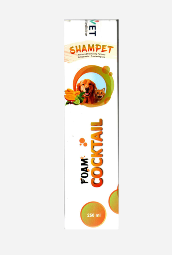 Forvet Shampet  Foam Coctail 250ml For Dog & Cats