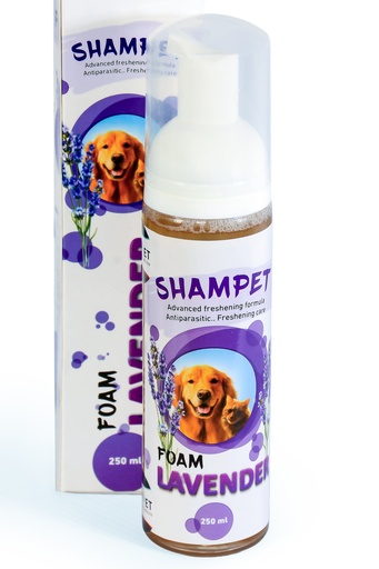 Forvet Shampet  Foam Lavender 250ml For Dog & Cats
