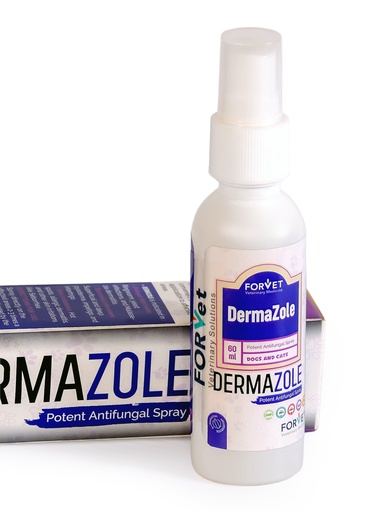 Forvet Dermazole Potent Antifungal Spray 60ml For Dogs & Cats
