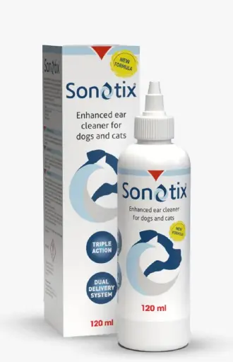 Sonotix Enhanced Ear Cleaner For Dogs & Cats 120 ml