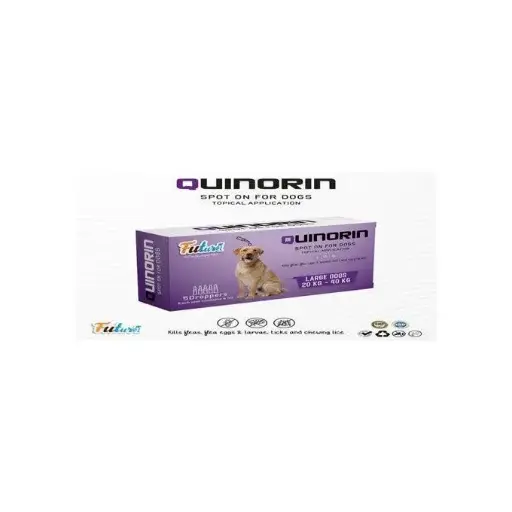 Future Quinorin Spot On For Dogs Topical Application 1ml x 5 Ampules