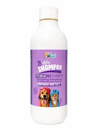 Future Bublo Shampoo Gentle cleansing & Nourishing care for Healthy skin and a shiny coat - For Dogs & Cats 500ml 